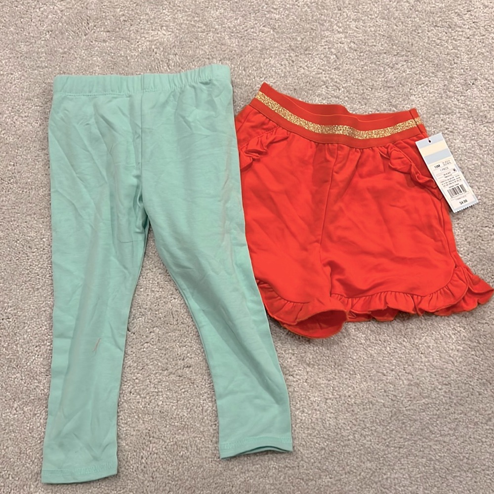 Cat & Jack leggings and shorts